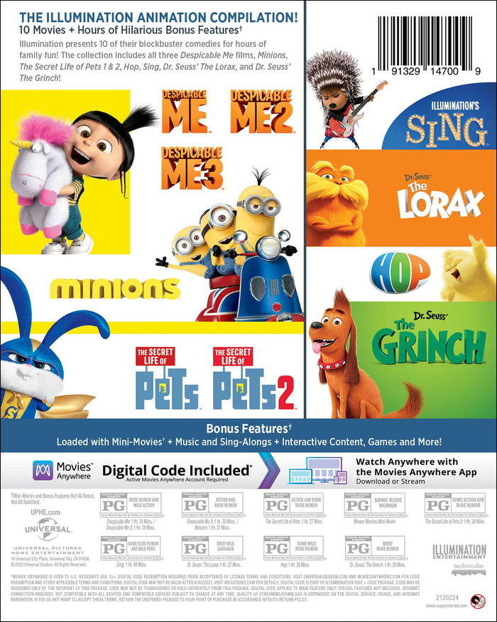 Illumination Presents: 10-Movie Collection [Blu-ray]