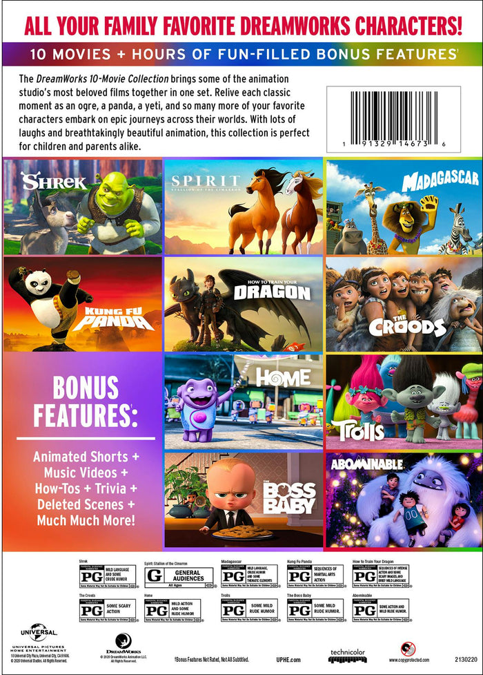 DreamWorks 10-Movie Collection (DVD Set) [DVD]