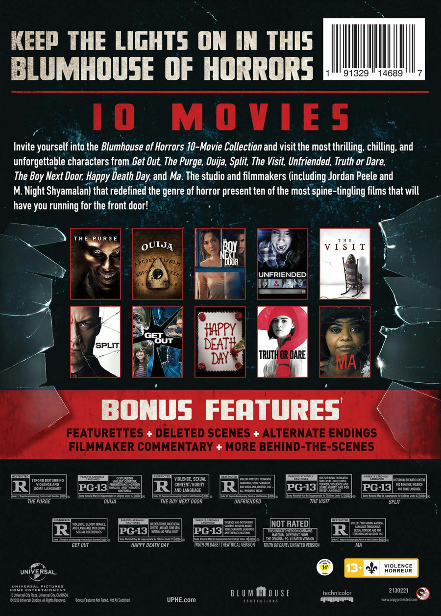 Blumhouse of Horrors 10-movie Collection (DVD Set) [DVD]