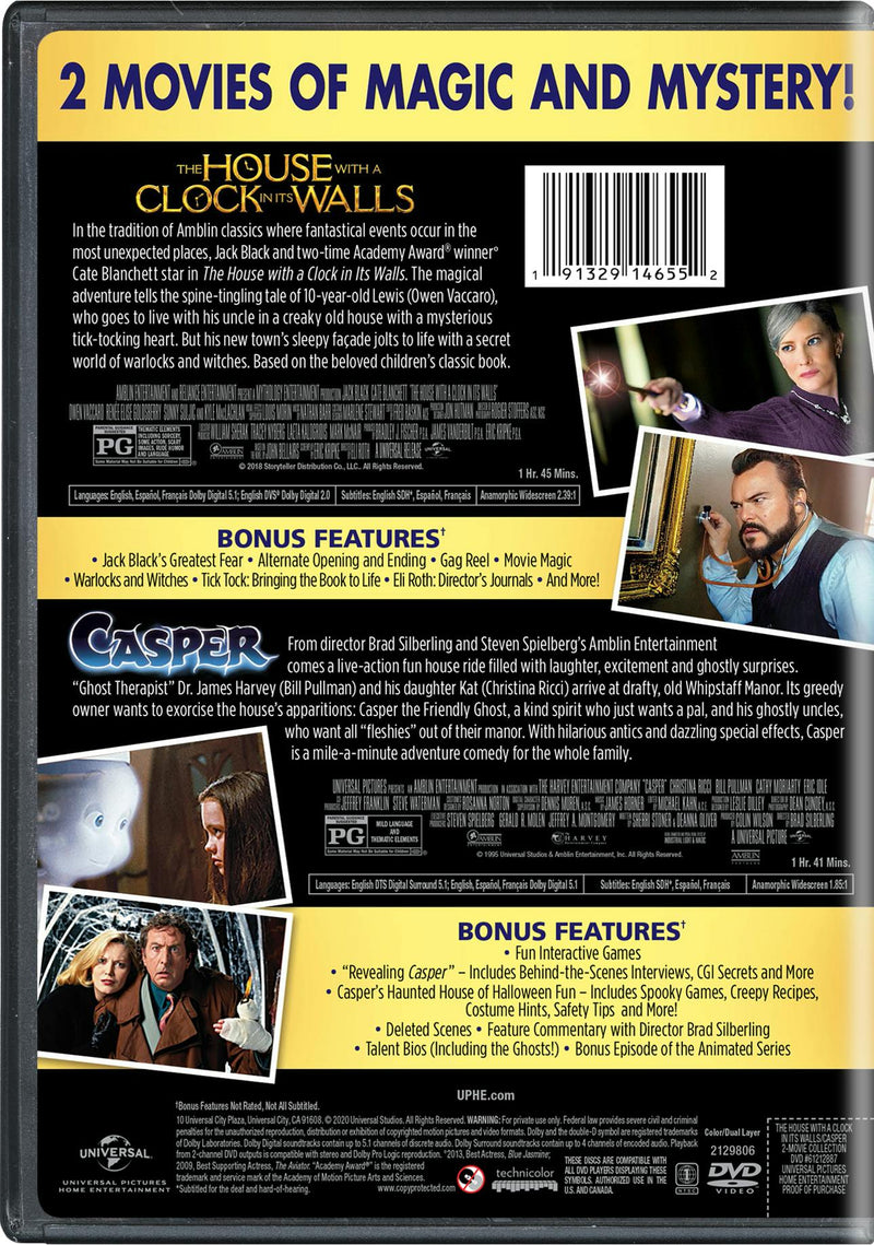 The House with a Clock in Its Walls/Casper (DVD Double Feature) [DVD]