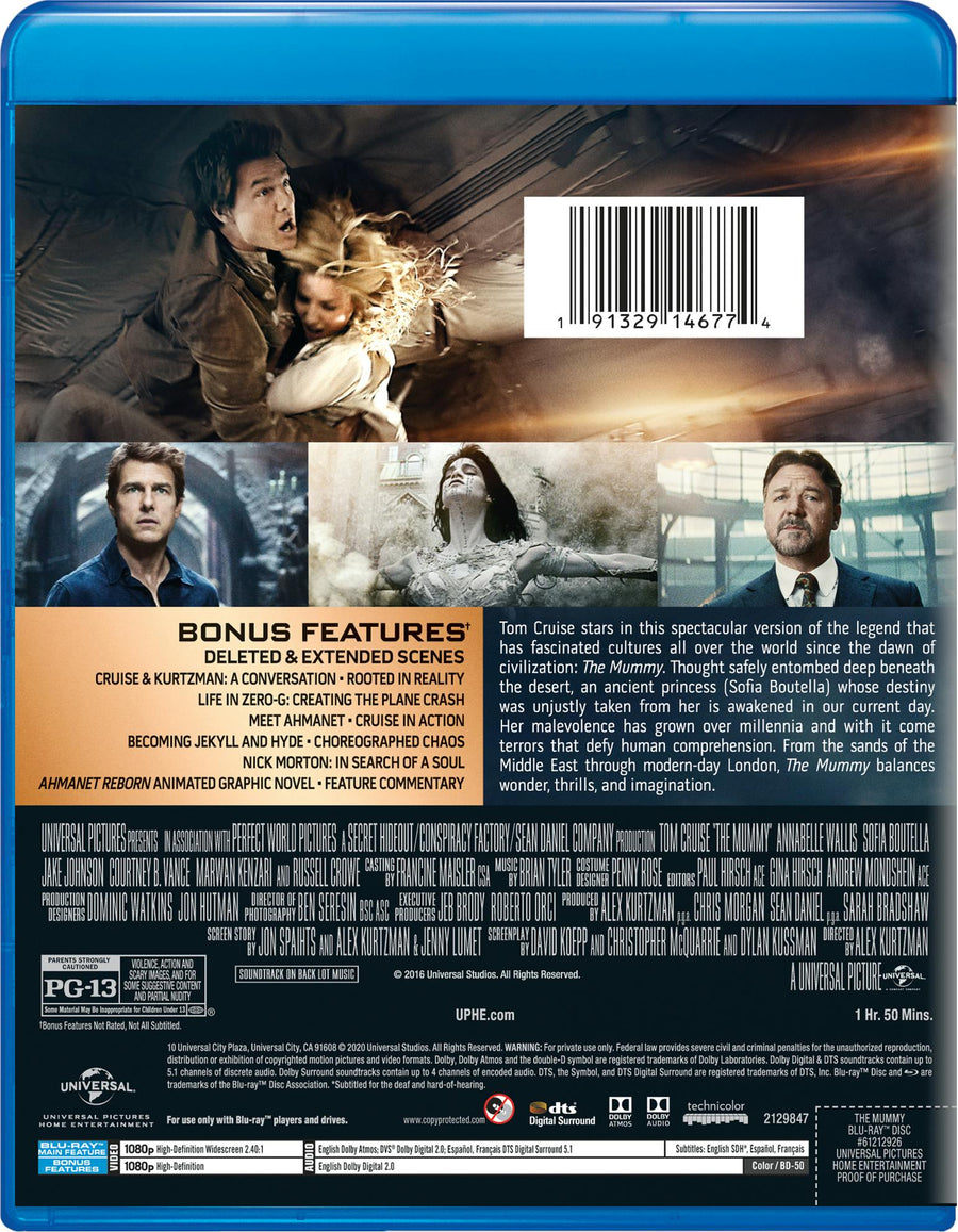 The Mummy (2017) (Blu-ray New Box Art) [Blu-ray]