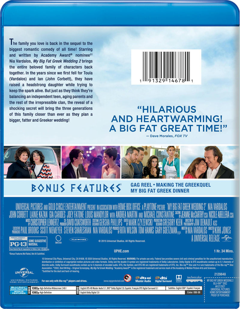 My Big Fat Greek Wedding 2 [Blu-ray]