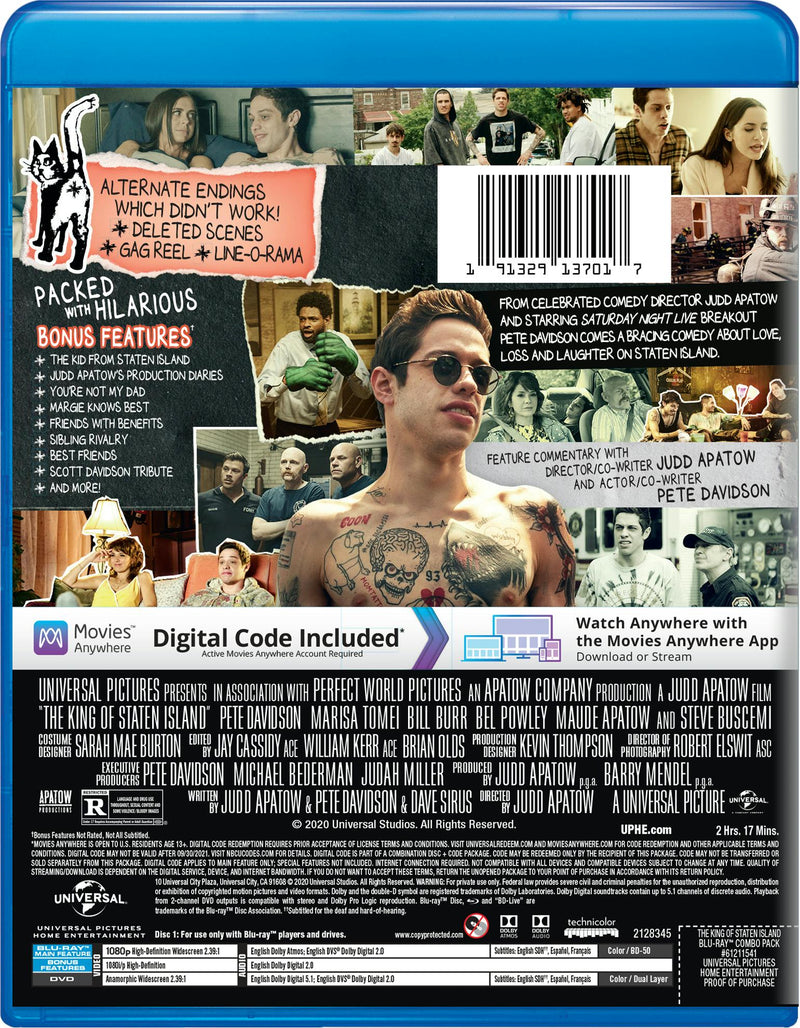The King of Staten Island (DVD + Digital) [Blu-ray]