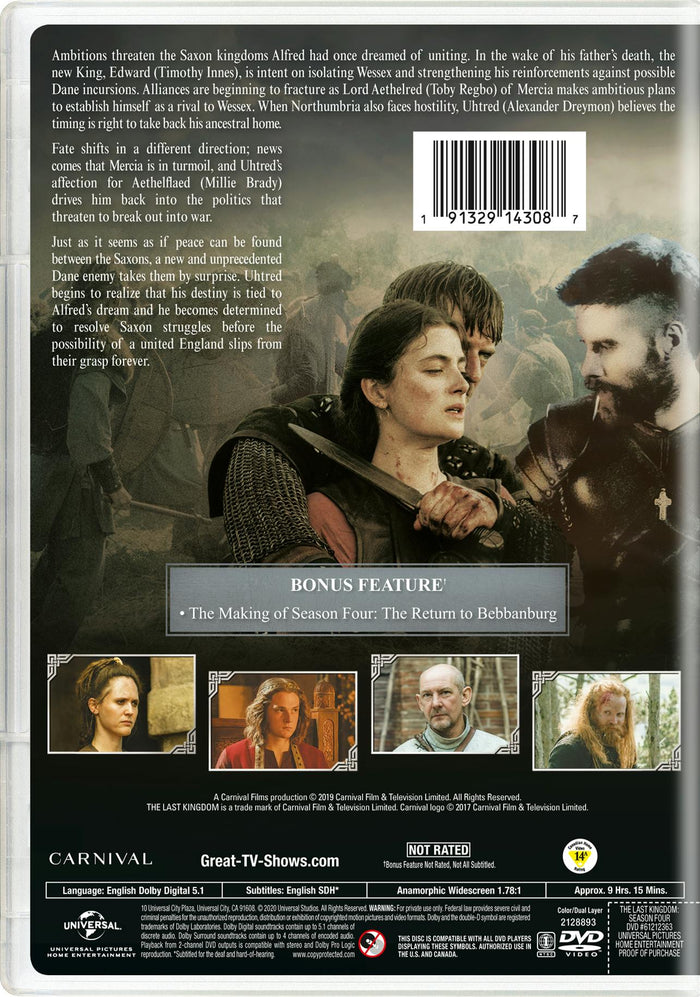 The Last Kingdom: Season Four [DVD]