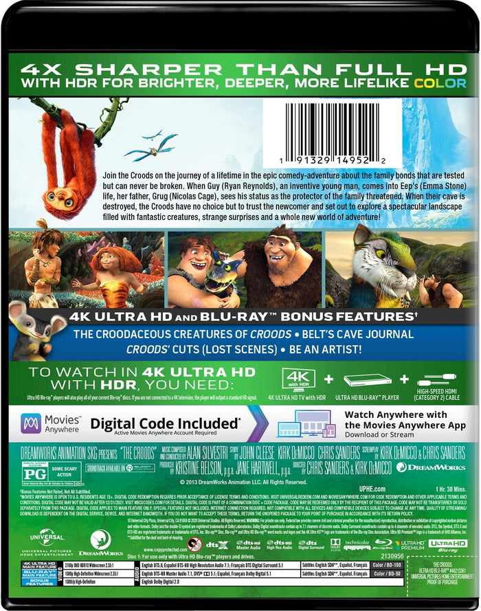 The Croods (4K Ultra HD) [UHD]