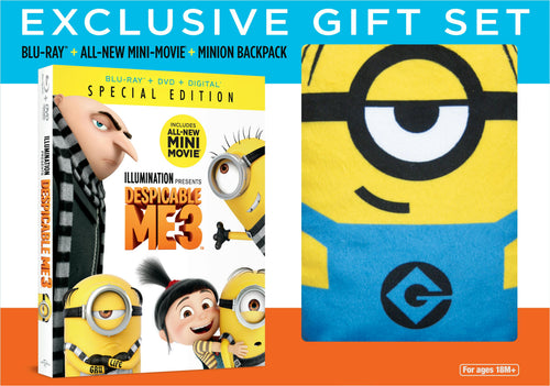 Despicable Me 3 (Exclusive Backpack Gift Set) [Blu-ray]