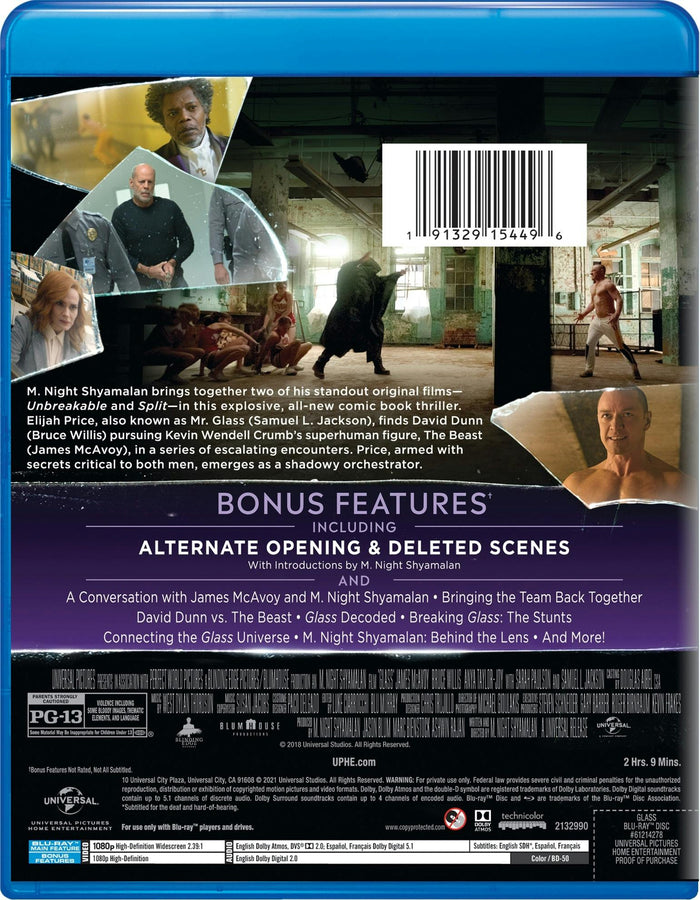 Glass (Blu-ray New Box Art) [Blu-ray]