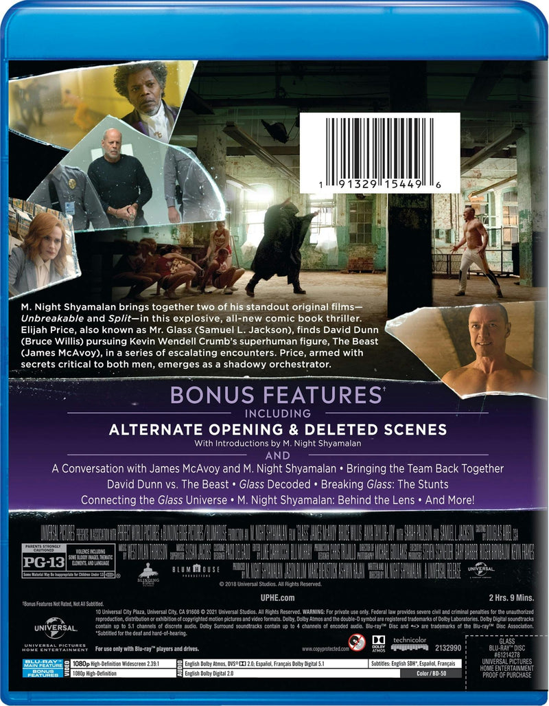 Glass (Blu-ray New Box Art) [Blu-ray]