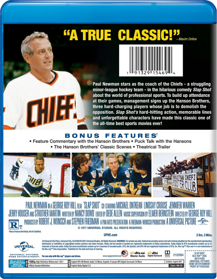 Slap Shot (Blu-ray New Box Art) [Blu-ray]