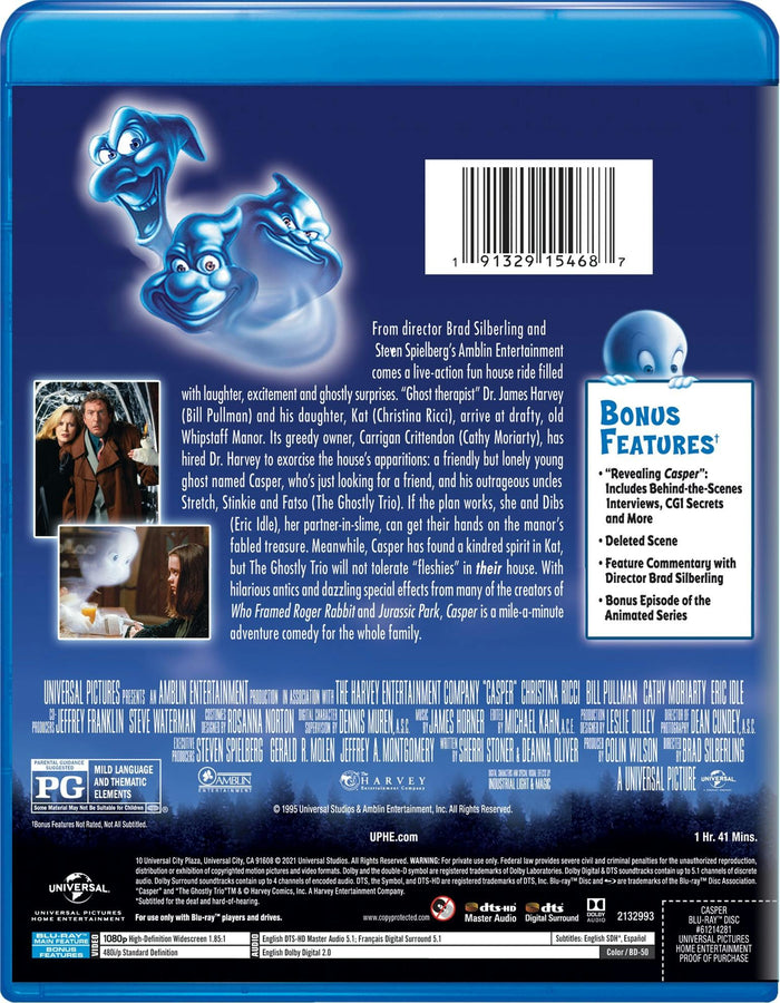 Casper (Blu-ray New Box Art) [Blu-ray]