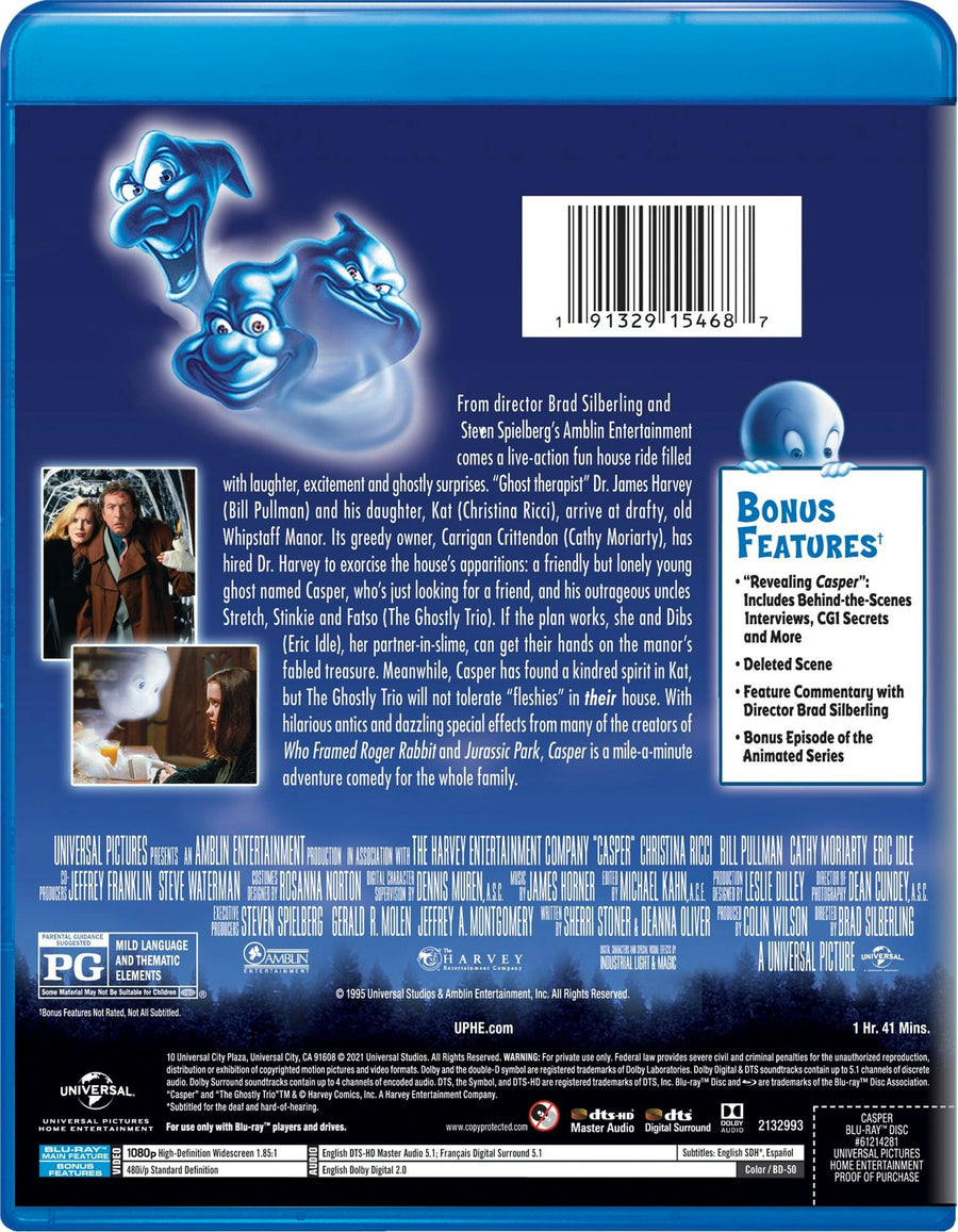 Casper (Blu-ray New Box Art) [Blu-ray]
