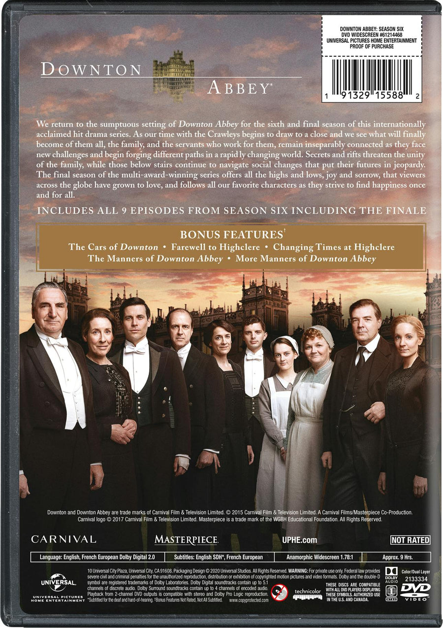 Downton Abbey: Season Six [DVD]