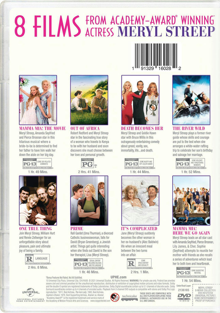 Meryl Streep 8-Movie Collection (DVD Set) [DVD]