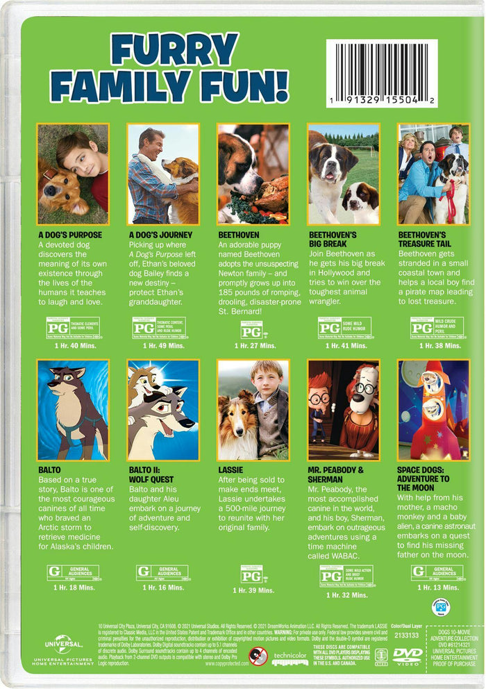 Dogs 10-Movie Adventure Collection (DVD Set) [DVD]
