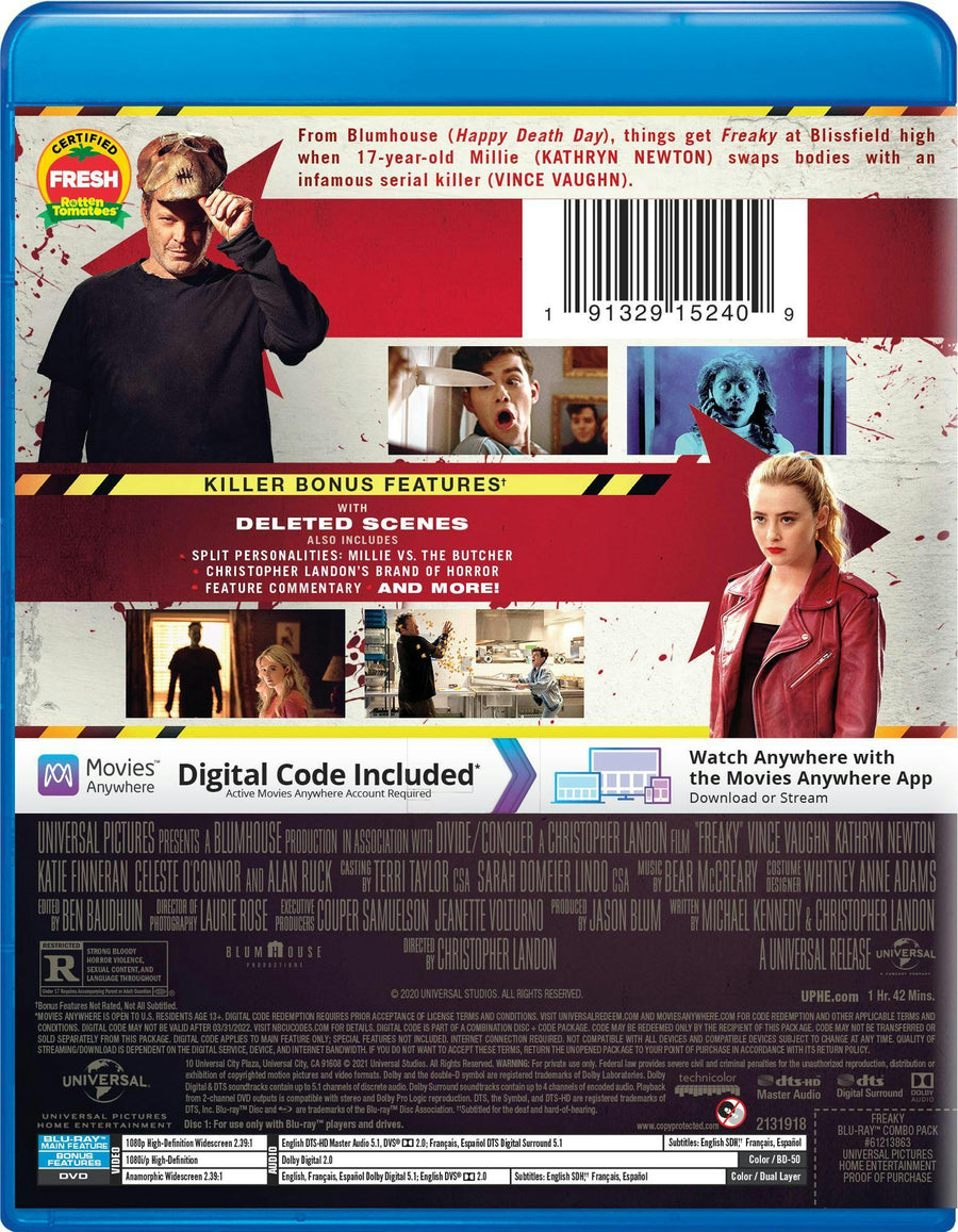 Freaky (with DVD) [Blu-ray]
