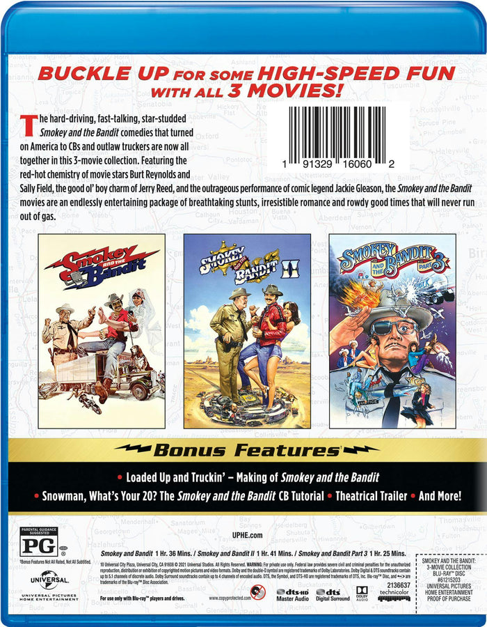Smokey and the Bandit 1, 2, & 3: Complete Collection (Box Set) [Blu-ray]