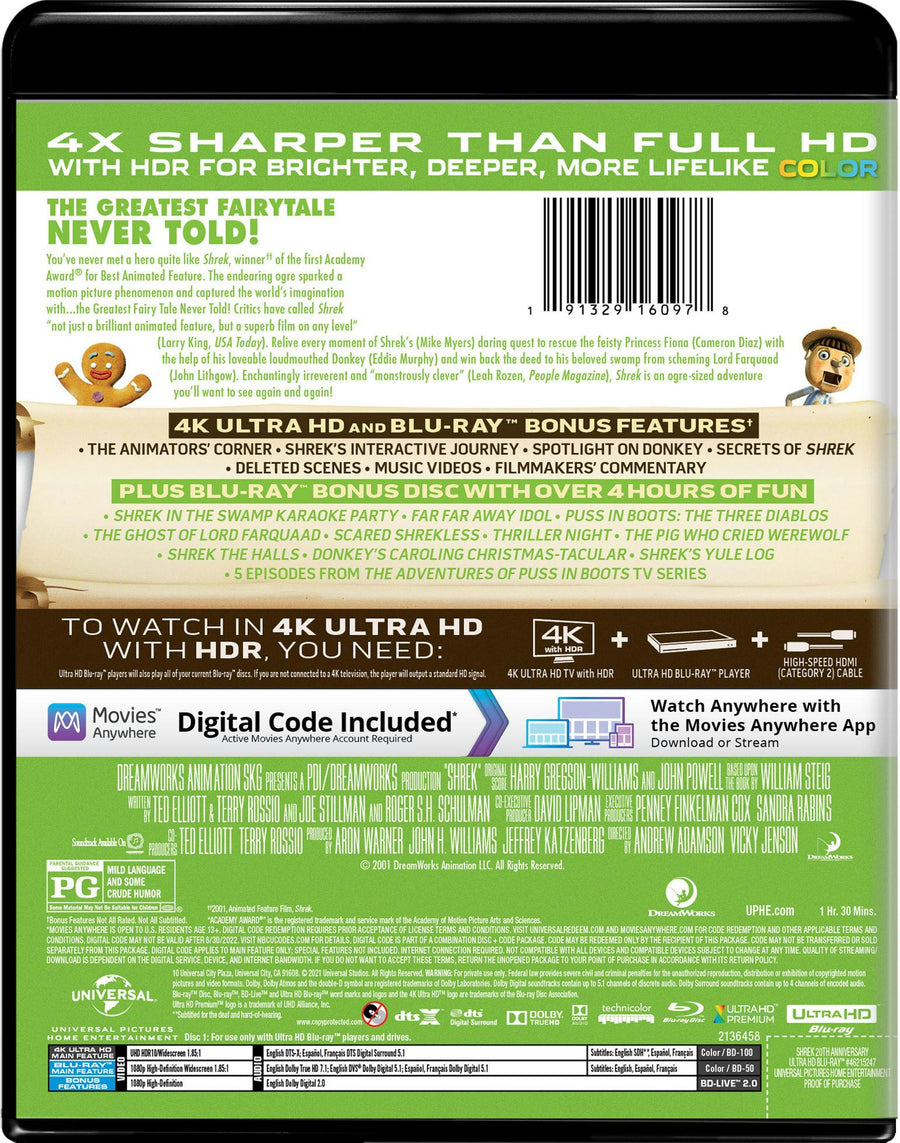 Shrek (4K UHD + Blu-ray) [UHD]