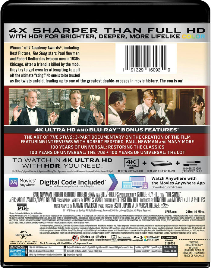 The Sting (4K Ultra HD + Blu-ray) [UHD]