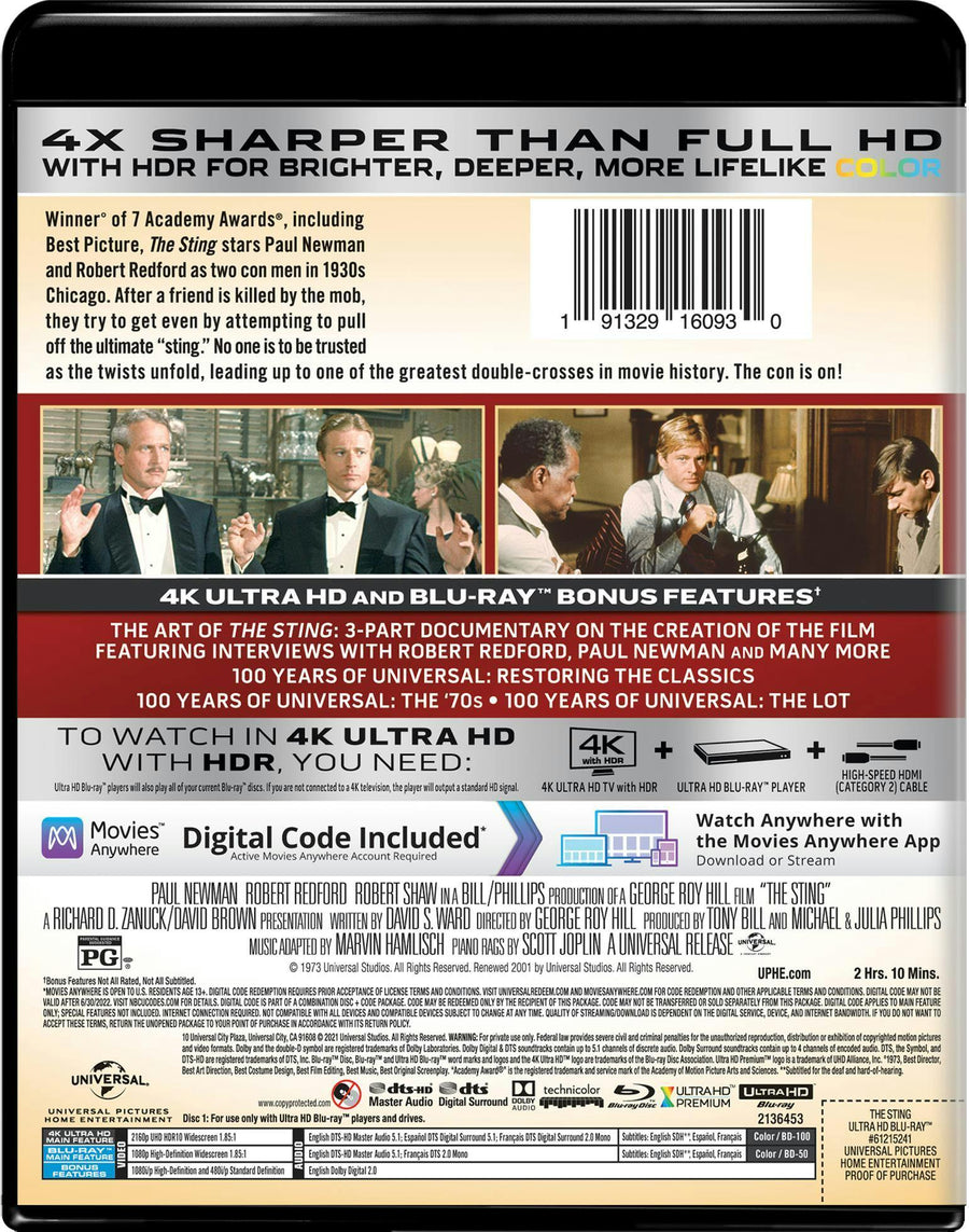 The Sting (4K Ultra HD + Blu-ray) [UHD]