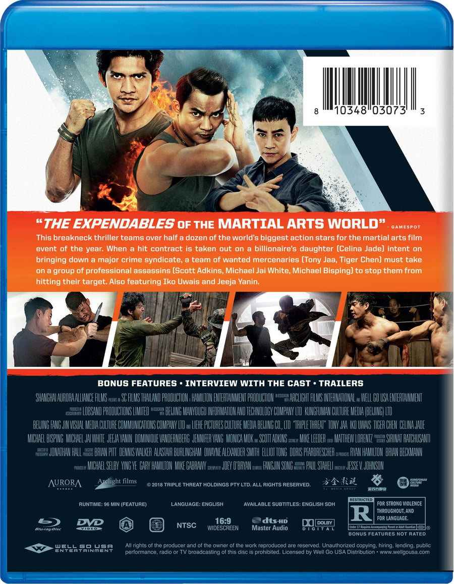 Triple Threat (with DVD) [Blu-ray]