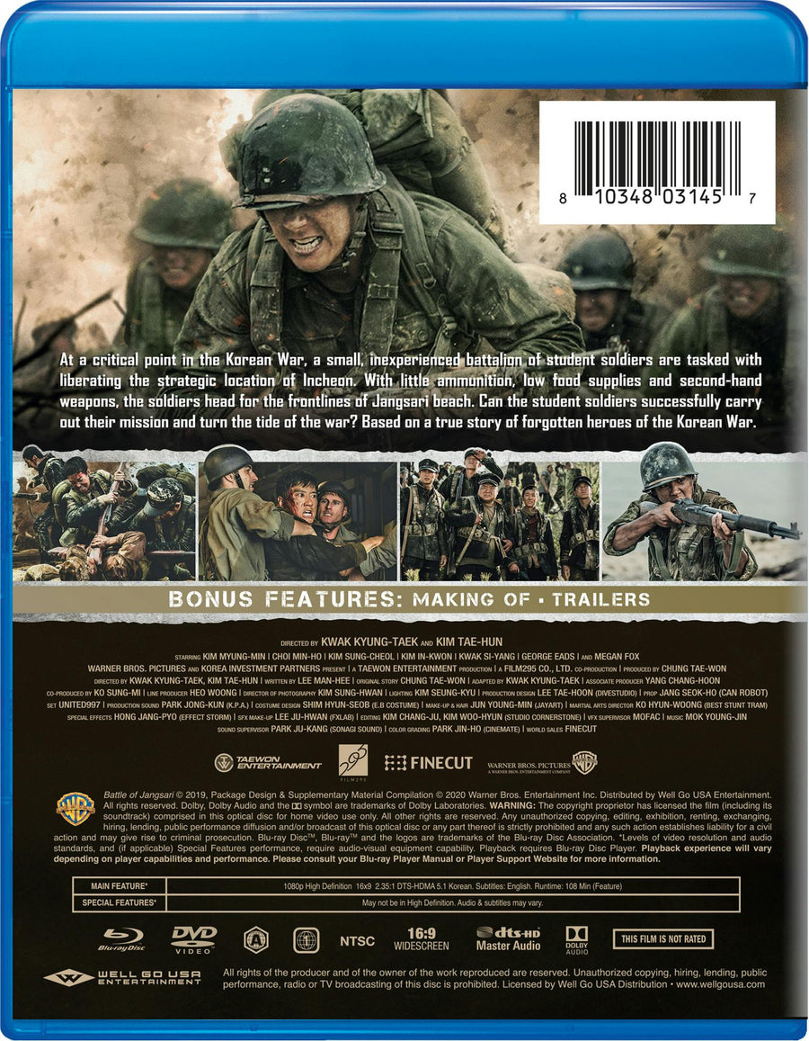 The Battle of Jangsari (with DVD) [Blu-ray]