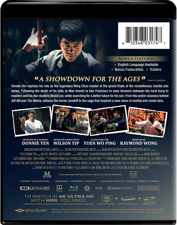 Ip Man 4 (4K Ultra HD + Blu-ray) [UHD]