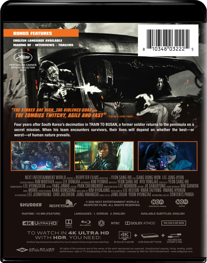 Train to Busan Presents - Peninsula (4K Ultra HD + Blu-ray) [UHD]