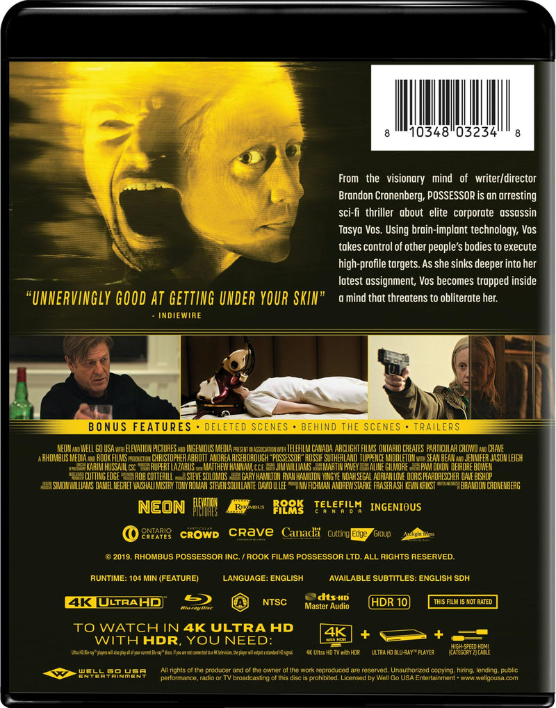Possessor (4K Ultra HD + Blu-ray) [UHD]