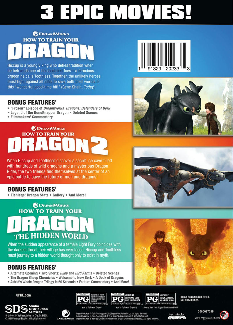 How to Train Your Dragon: 1-3 (DVD Set) [DVD]