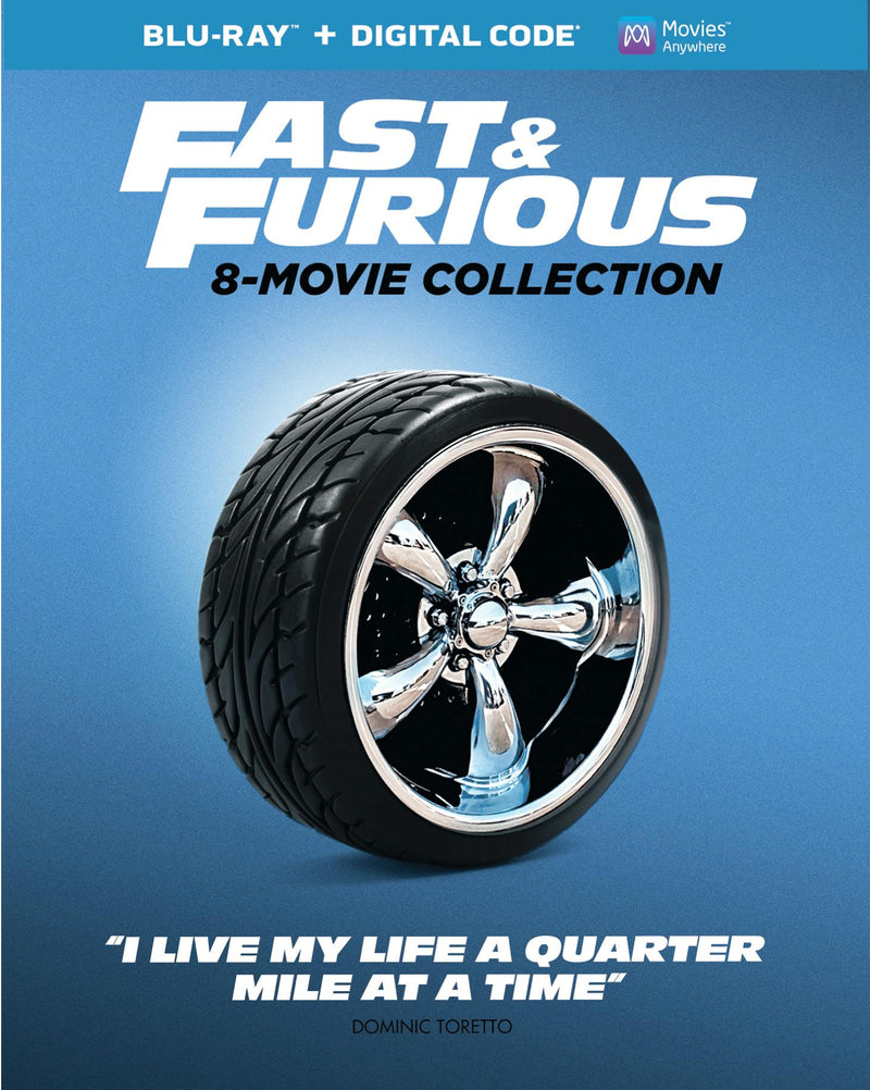Fast & Furious: 8-movie Collection (Blu-ray + Digital Copy) [Blu-ray]