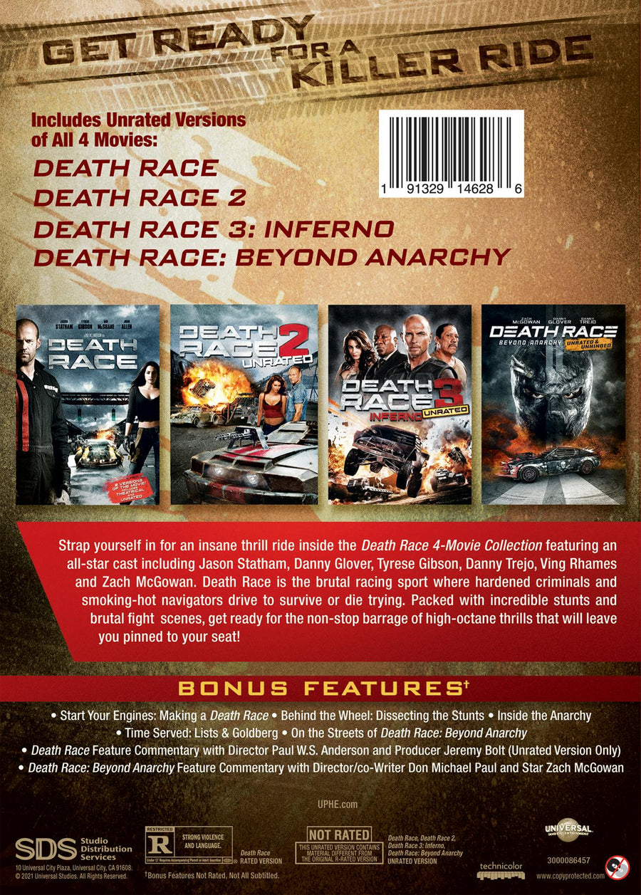 Death Race: 4-movie Collection (DVD Set) [DVD]