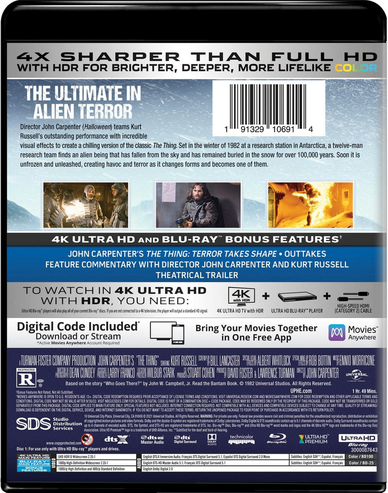 The Thing (4K Ultra HD + Blu-ray) [UHD]