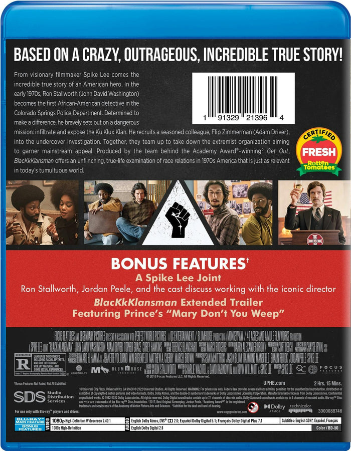BlackkKlansman [Blu-ray]