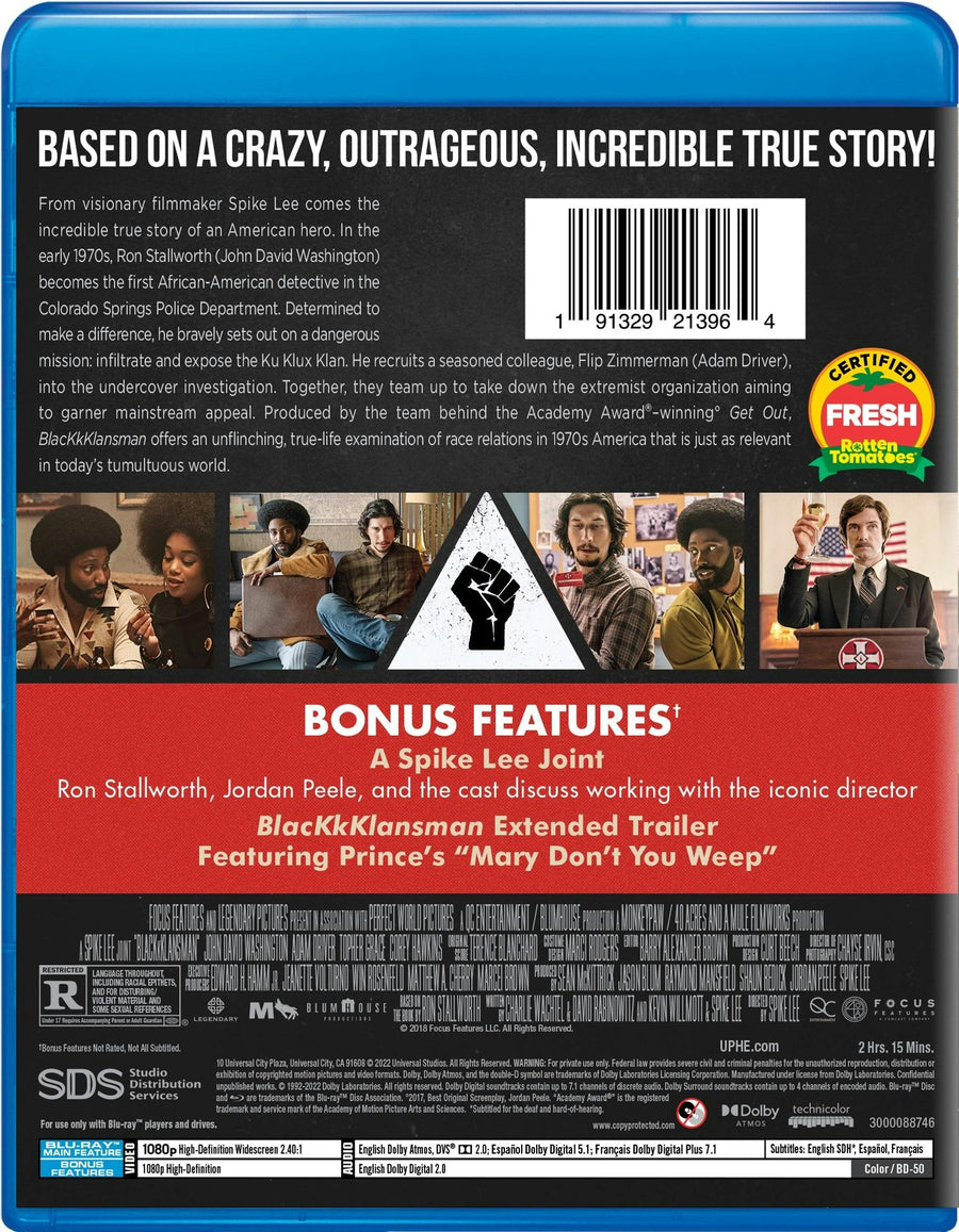 BlackkKlansman [Blu-ray]