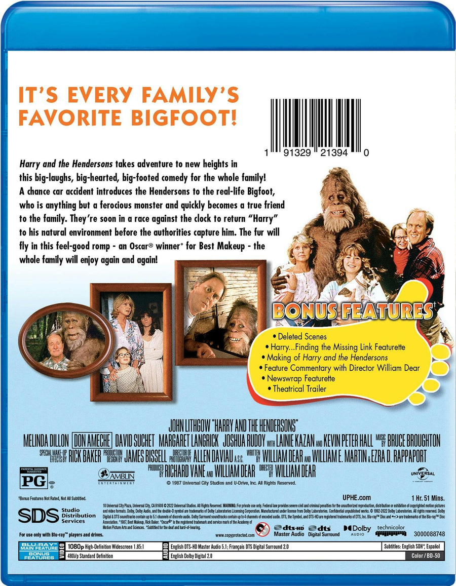 Harry and the Hendersons [Blu-ray]