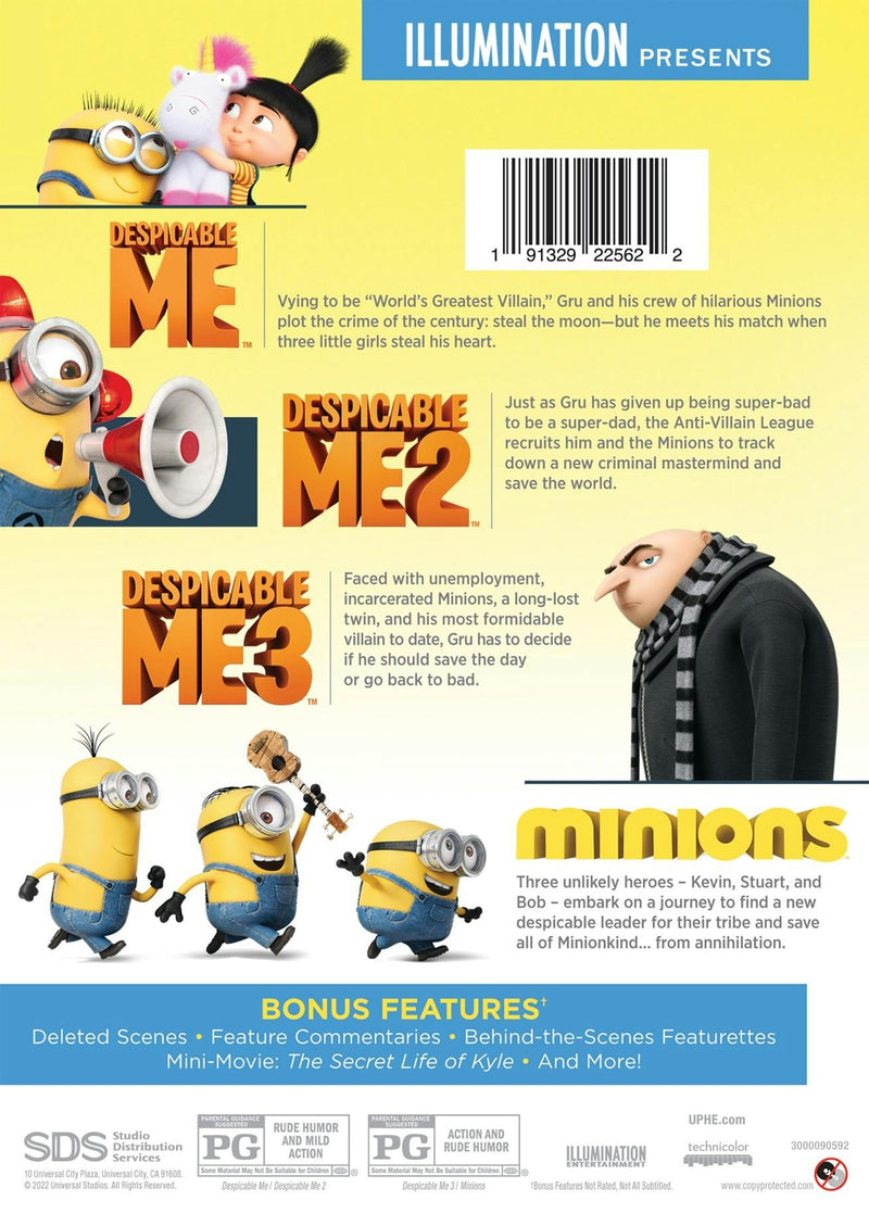 Despicable Me 4-Movie Collection - Iconic Moments Line Look (Box Set) [DVD]