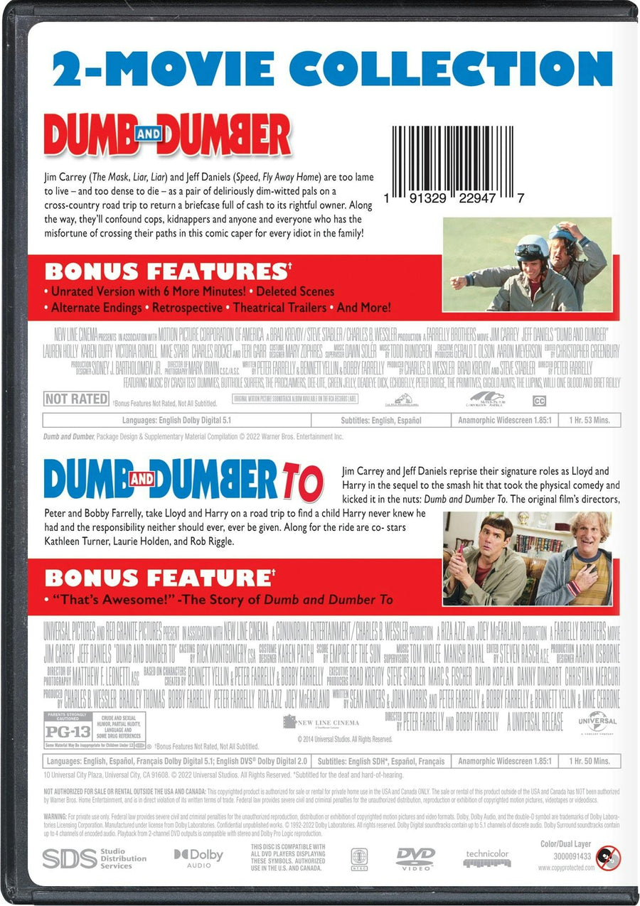 Dumb and Dumber/Dumb and Dumberer [DVD]