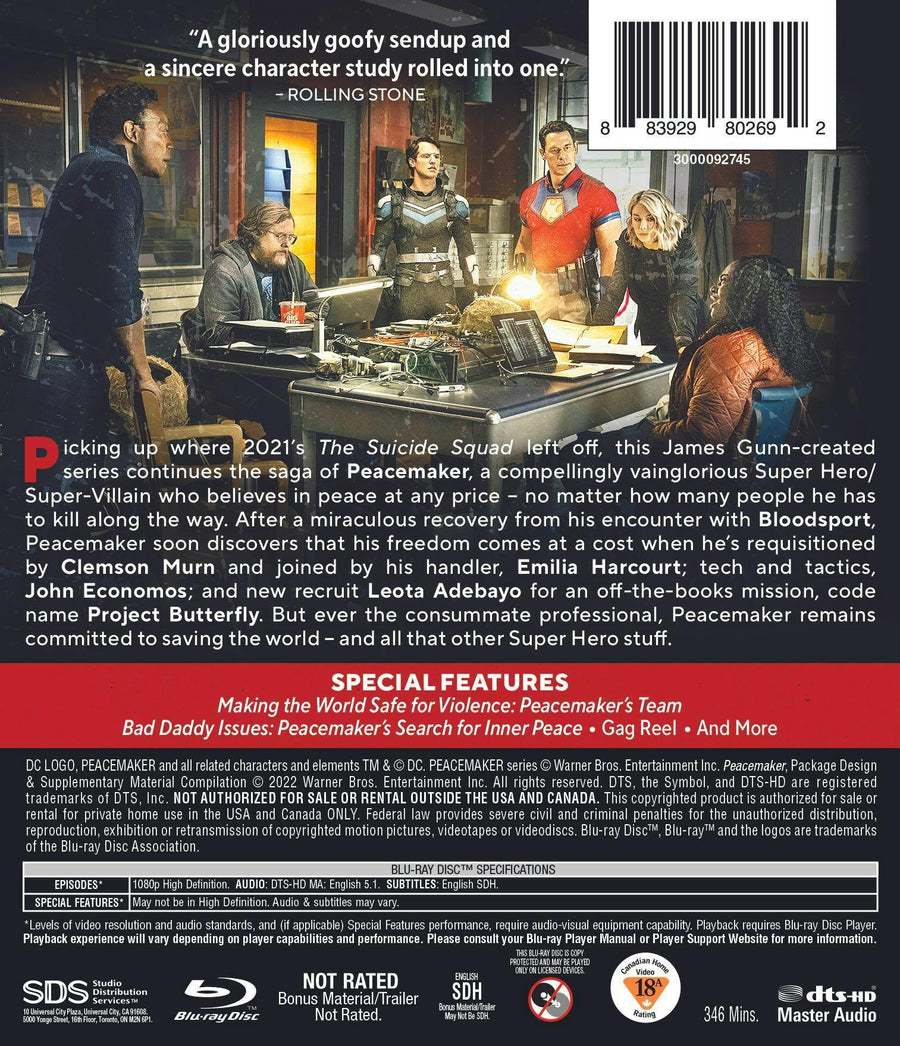 Peacemaker: The Complete First Season (Blu-ray) [Blu-ray]