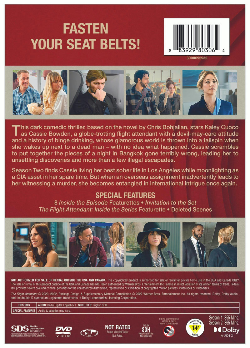 The Flight Attendant: The Complete Seasons 1 & 2 (Box Set) [DVD]