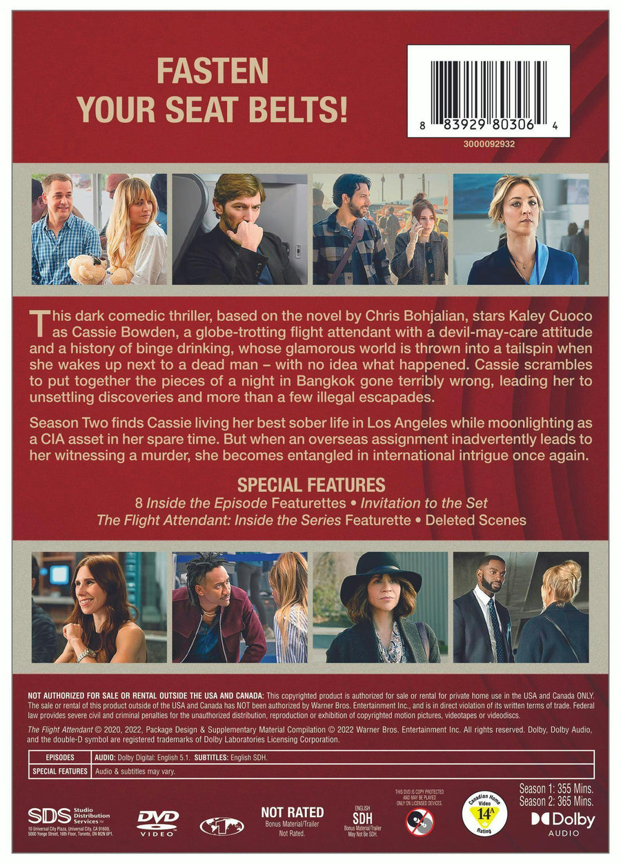 The Flight Attendant: The Complete Seasons 1 & 2 (Box Set) [DVD]