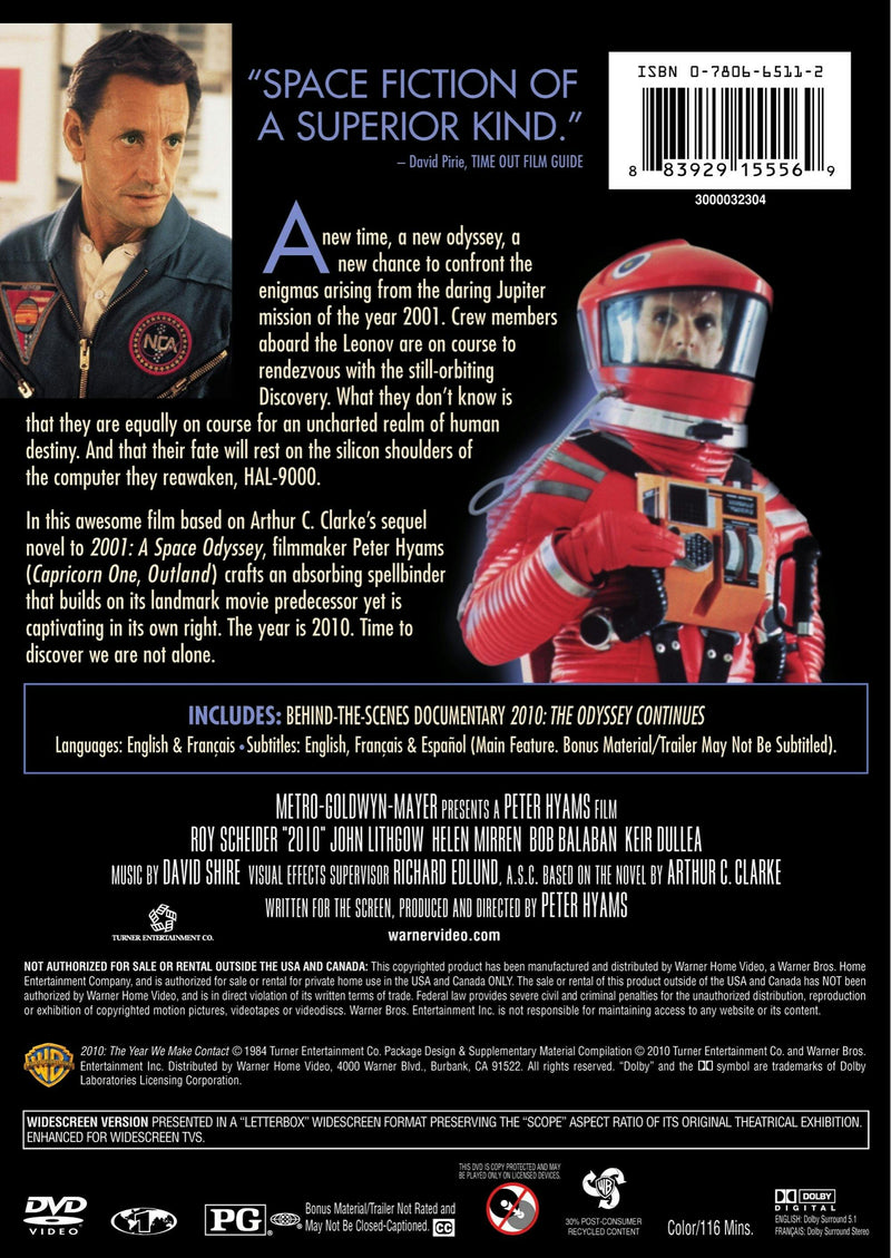 2010 - The Year We Make Contact [DVD]