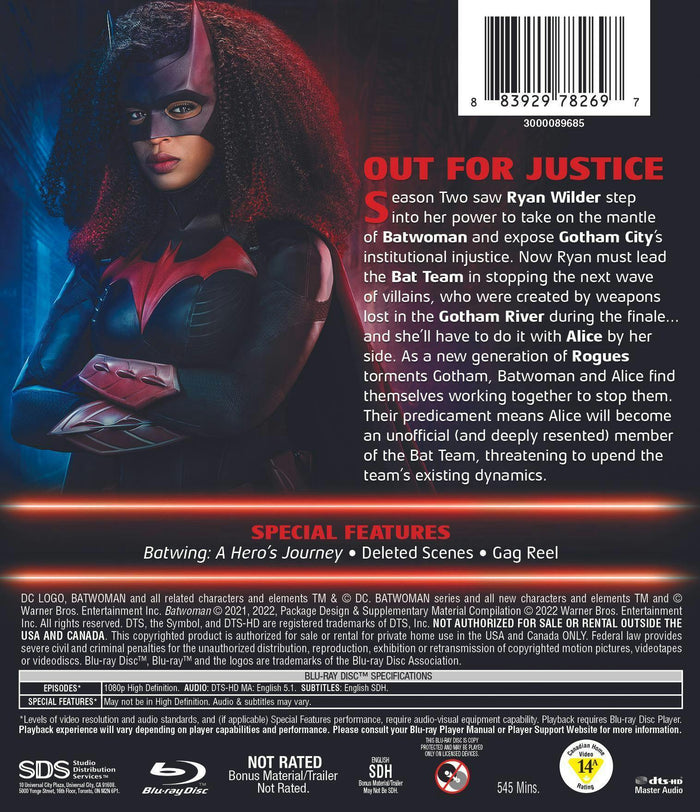 Batwoman: The Third and Final Season (Box Set) [Blu-ray]