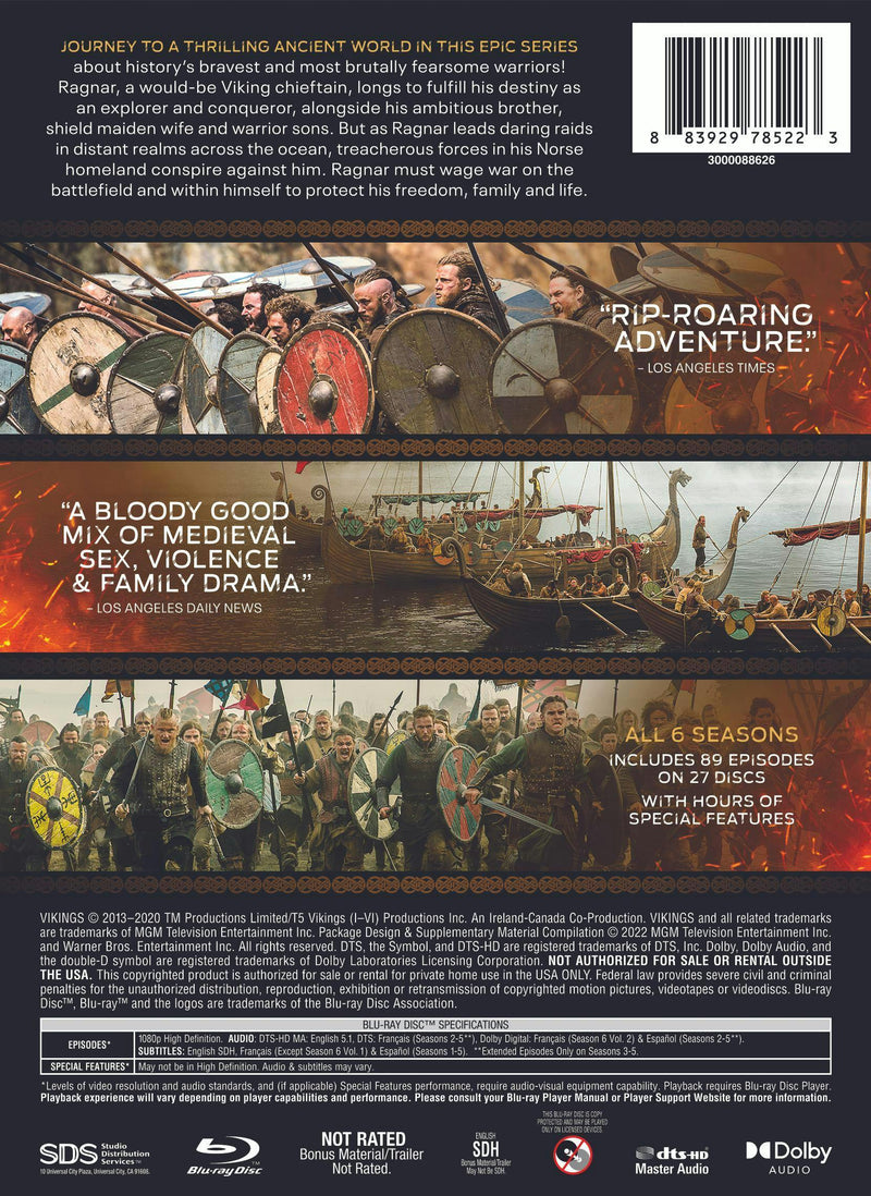 Vikings: The Complete Series (Box Set) [Blu-ray]