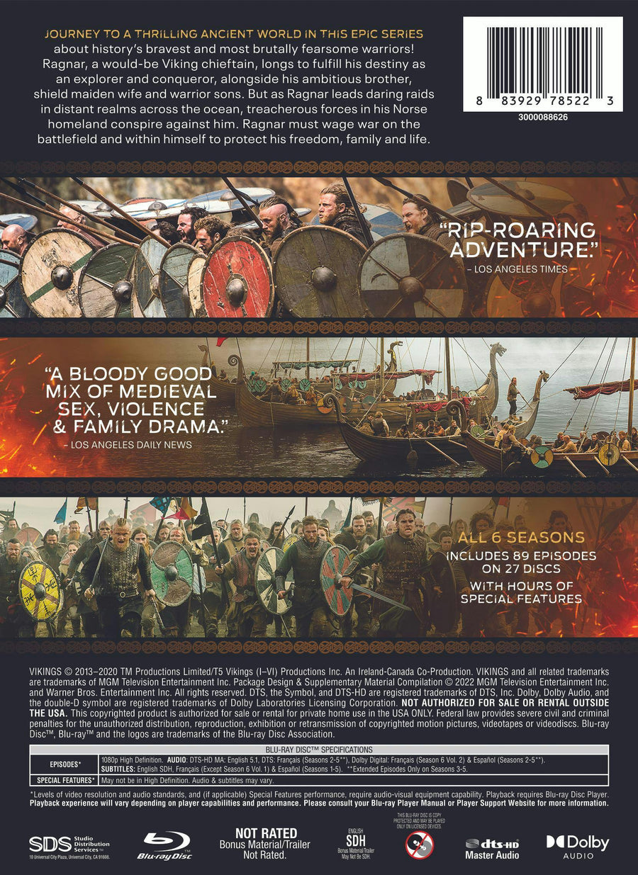 Vikings: The Complete Series (Box Set) [Blu-ray]