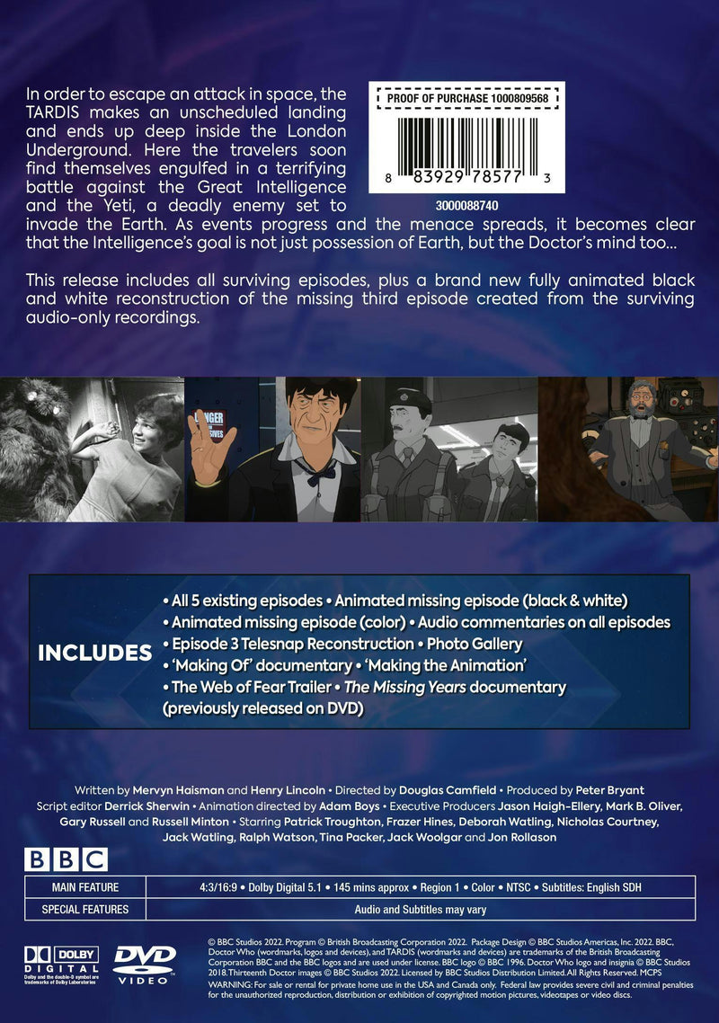 Doctor Who: The Web of Fear [DVD]
