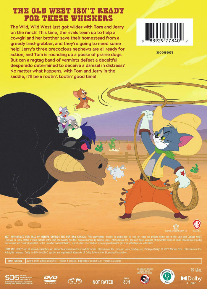 Tom and Jerry: Cowboy Up [DVD]