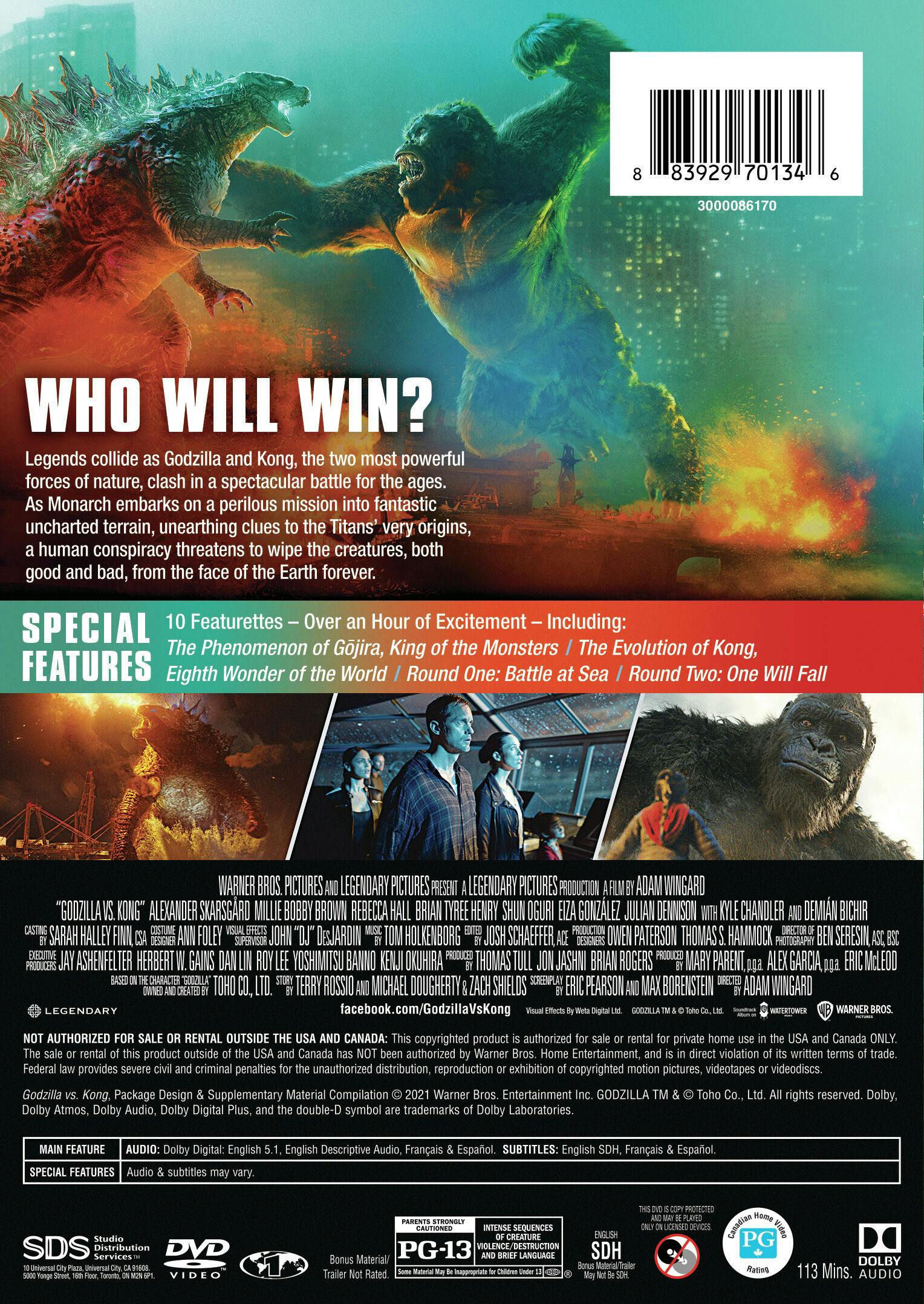 Godzilla Vs Kong (Special Edition) [DVD] – GRUV Entertainment
