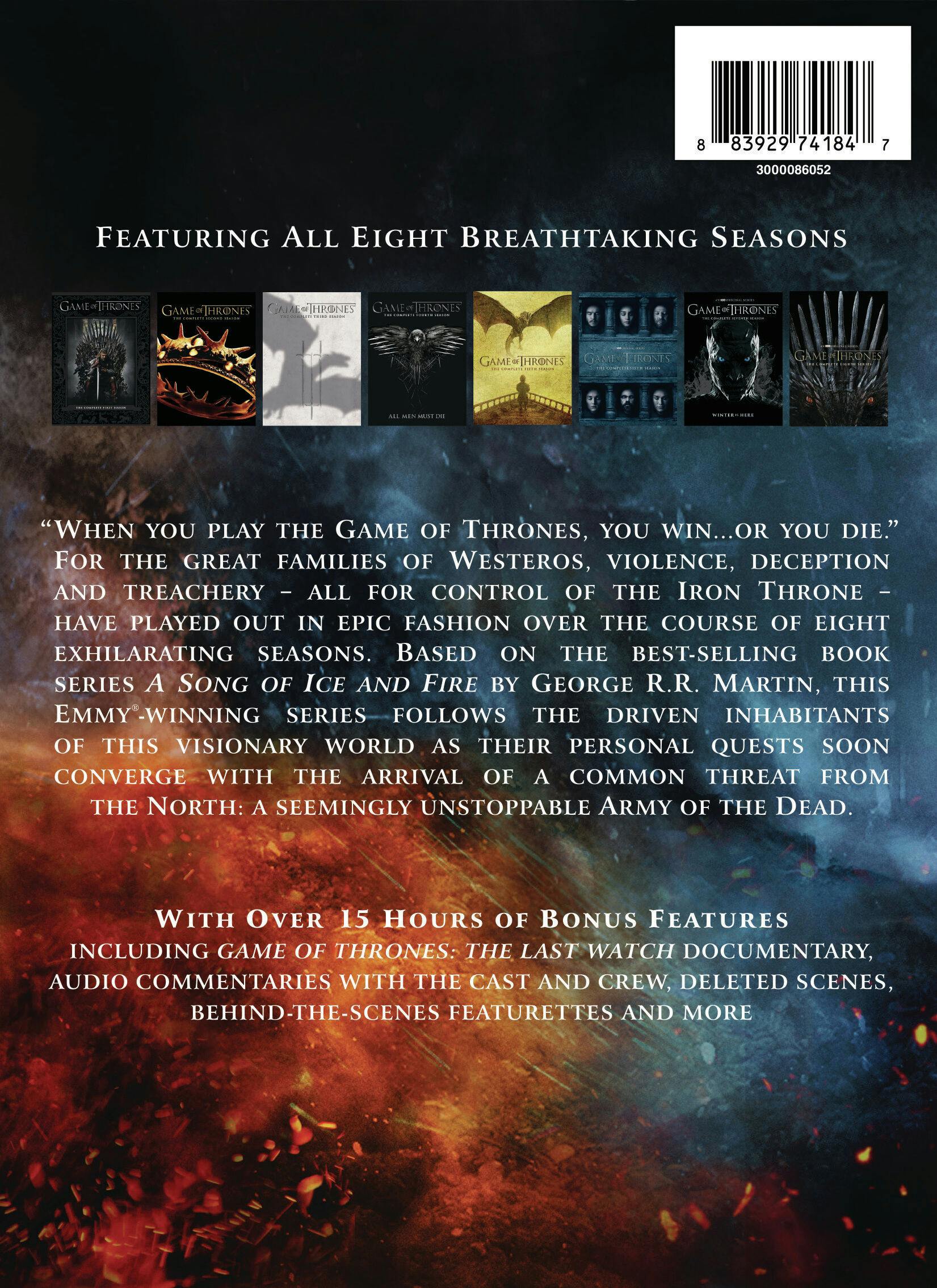 Game of Thrones: The Complete Series (Box Set) [DVD] – GRUV