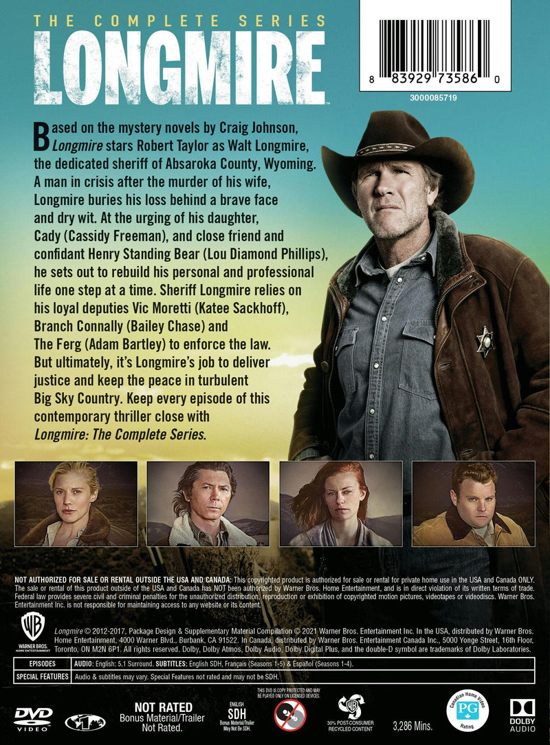 Longmire: The Complete Series (Box Set) [DVD]