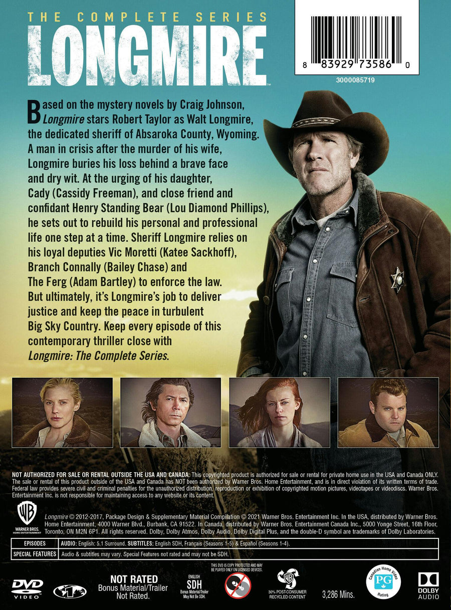 Longmire: The Complete Series (Box Set) [DVD]